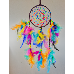 JFY - 5 Inch Rainbow Butterfly-Spirit DreamCatcher