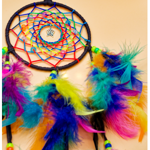 JFY - 5 Inch Rainbow Butterfly-Spirit DreamCatcher