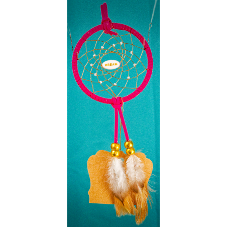 Item 89: Small 3inch Dream Catcher - Pink - DREAM