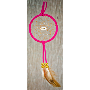 184 Small 3" Dream Catcher - pink - BFF center