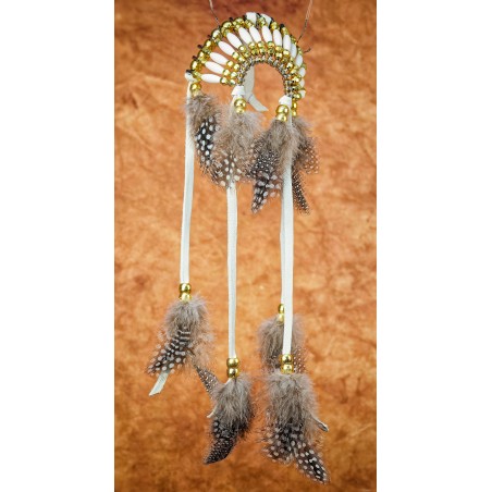 Item 229: Headdress  Golden - Car or Truck Charm - Size Large
