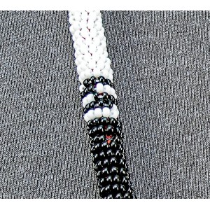 Item 213 - Hand-beaded  Medicine wheel Lanyard -