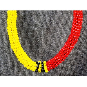 item 214 - Medicine wheel Wristlet - Hand-beaded