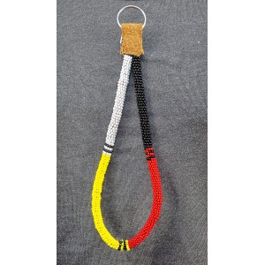 item 214 - Medicine wheel Wristlet - Hand-beaded