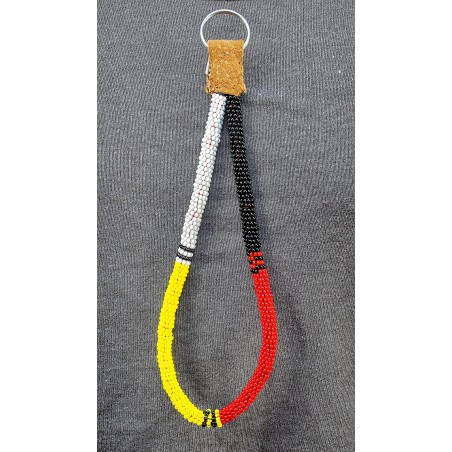 item 214 - Medicine wheel Wristlet - Hand-beaded