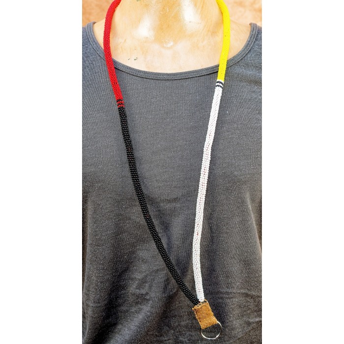 Item 216: Lanyard - Green, Black, Yellow