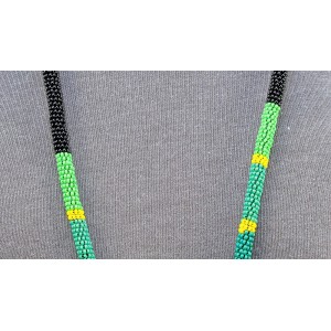 Item 217: Lanyard - Green, Black, Yellow