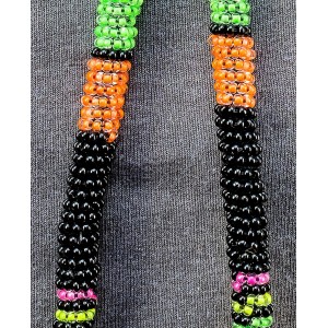 Item 238: Wristlet - Black and Neon